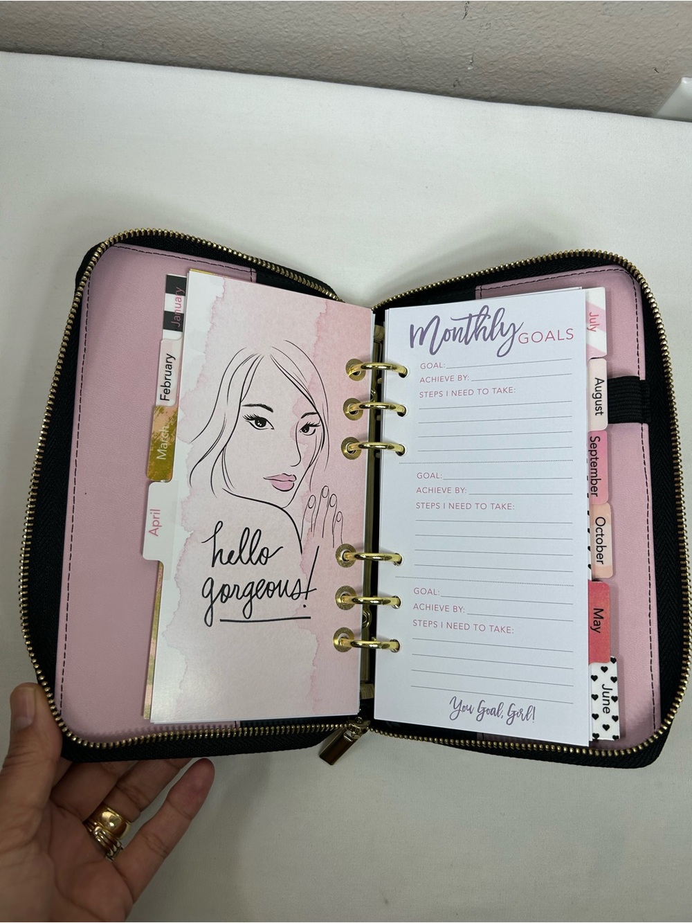 Recollections The C'est La Vie Zippered Practical Stylish 12-Month Planner - Picture 7 of 16